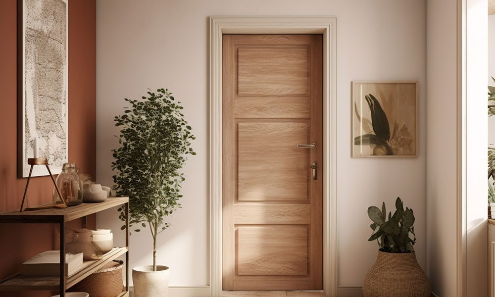 porte interieure bois moderne